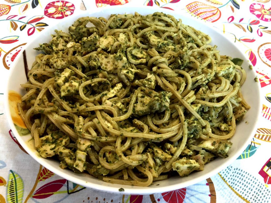 Best Chicken Pesto Pasta