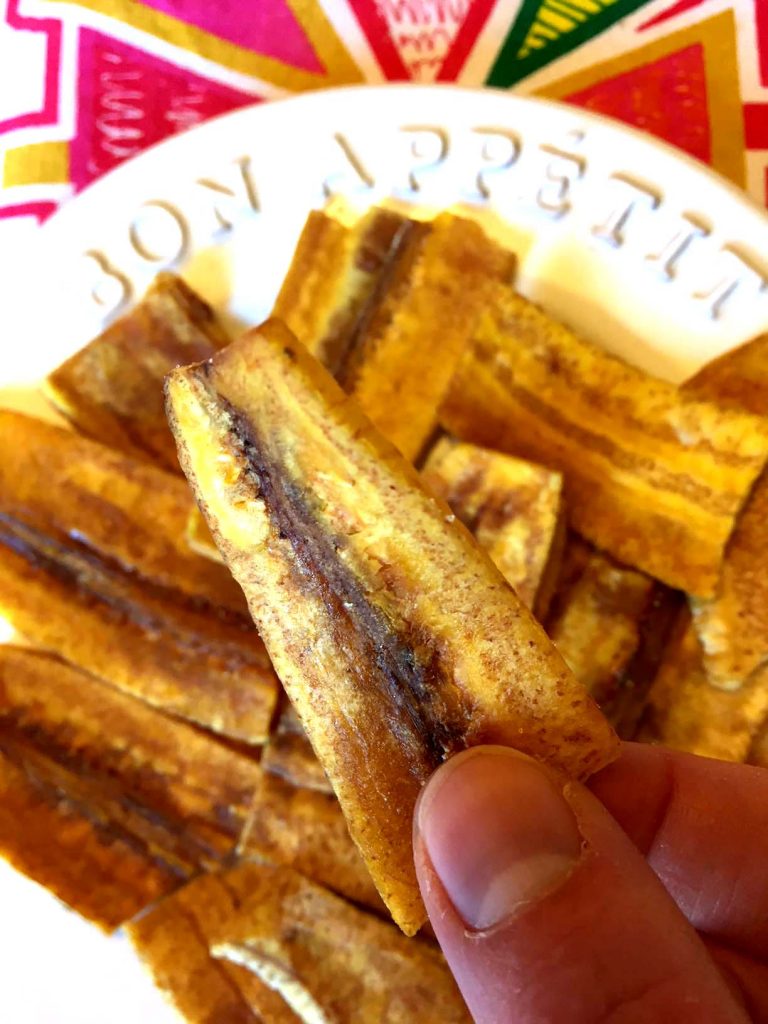 Crispy Baked Plantain Chips Recipe