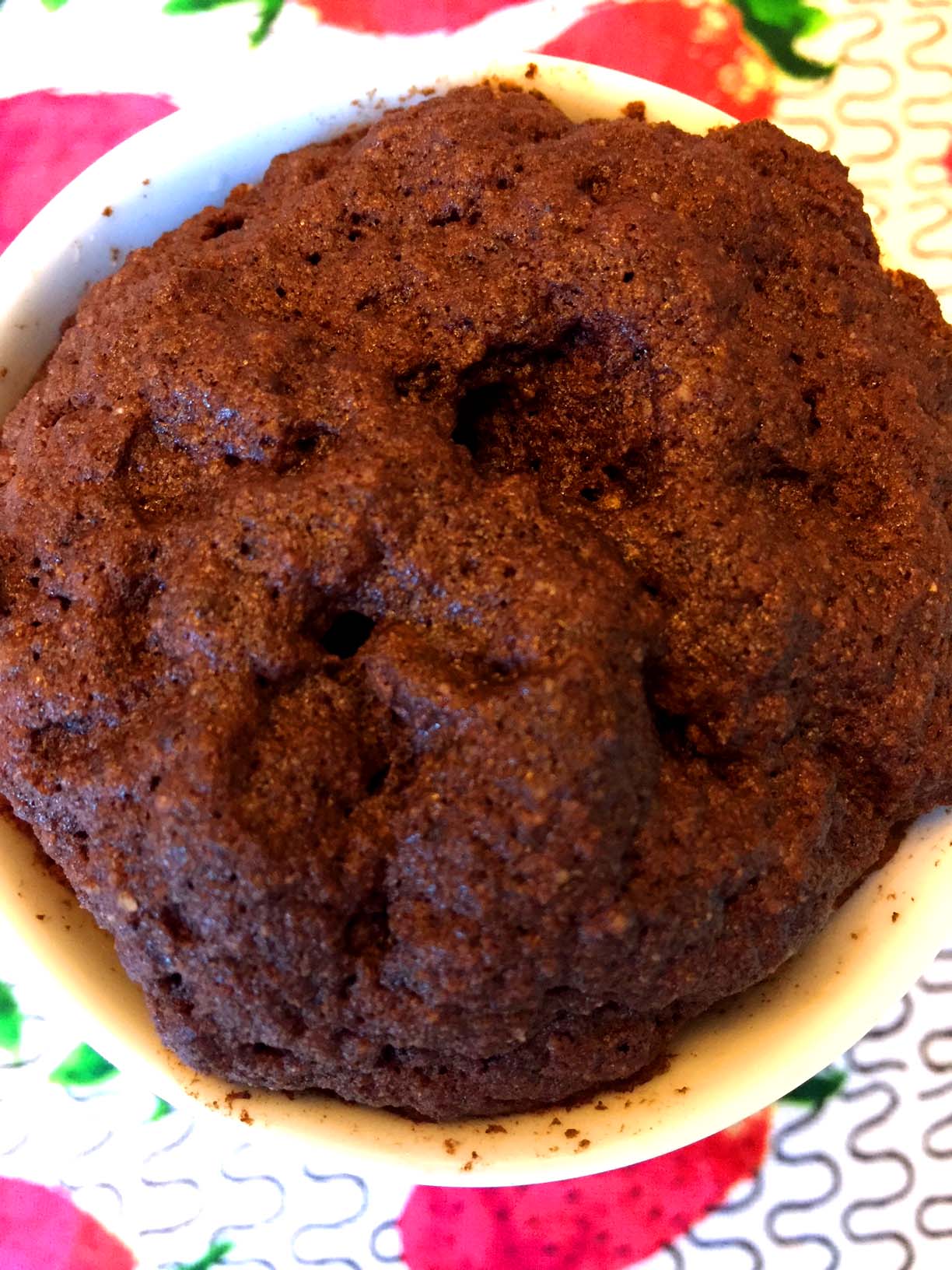 Coconut Flour Chocolate Mug Cake Recipe Gluten Free Paleo Melanie Cooks