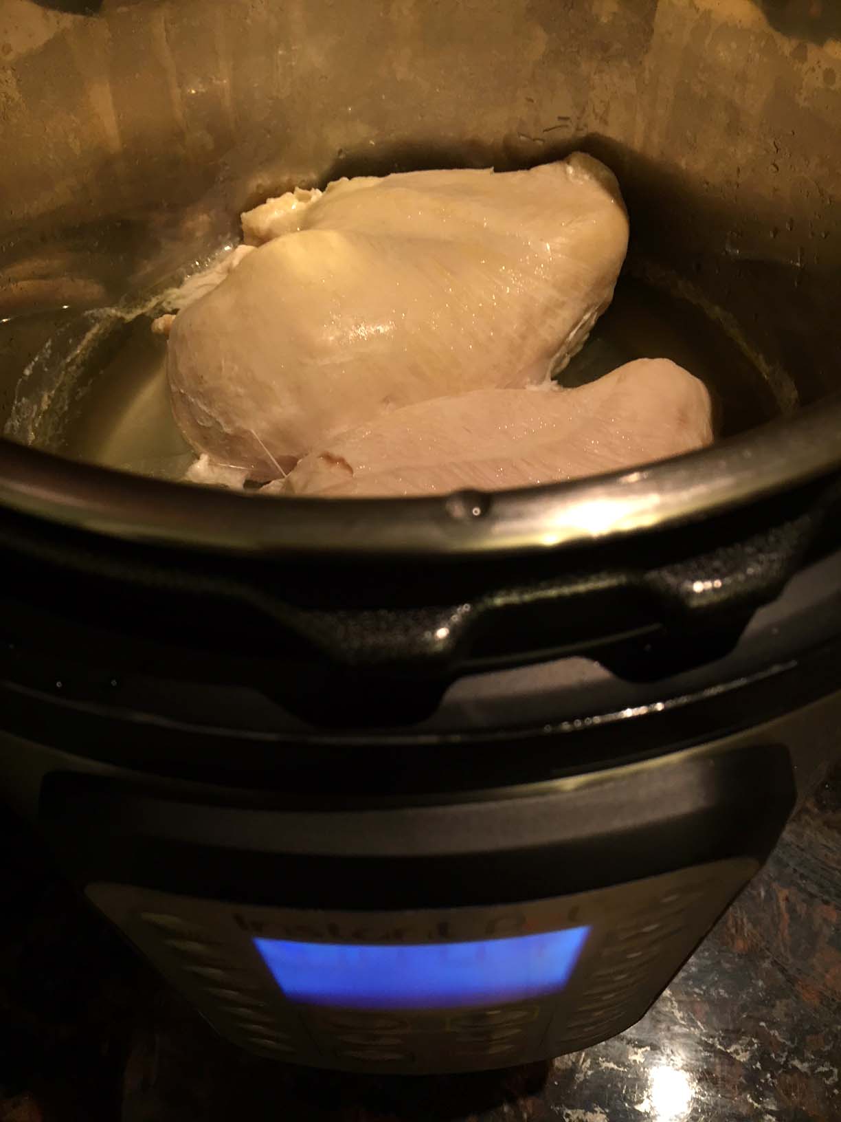 Pressure cook chicken breast from frozen hot sale