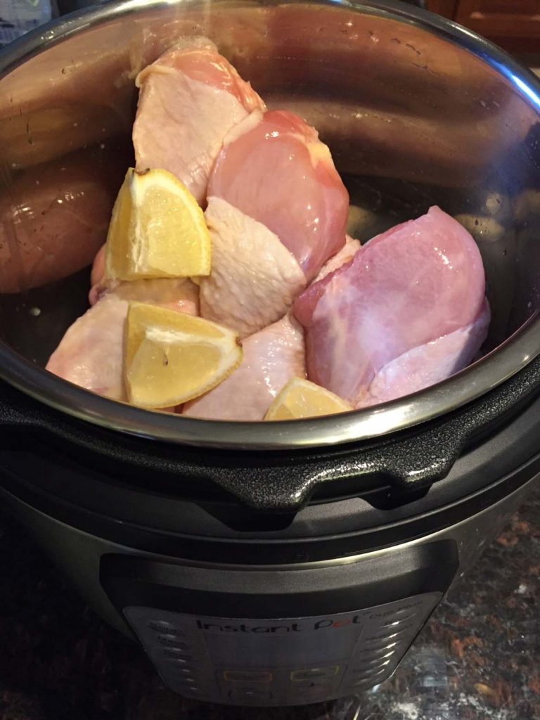 Instant Pot Frozen Chicken Legs With Lemon And Garlic – Melanie Cooks