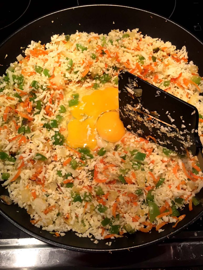 How To Make Cauliflower Fried Rice With Eggs