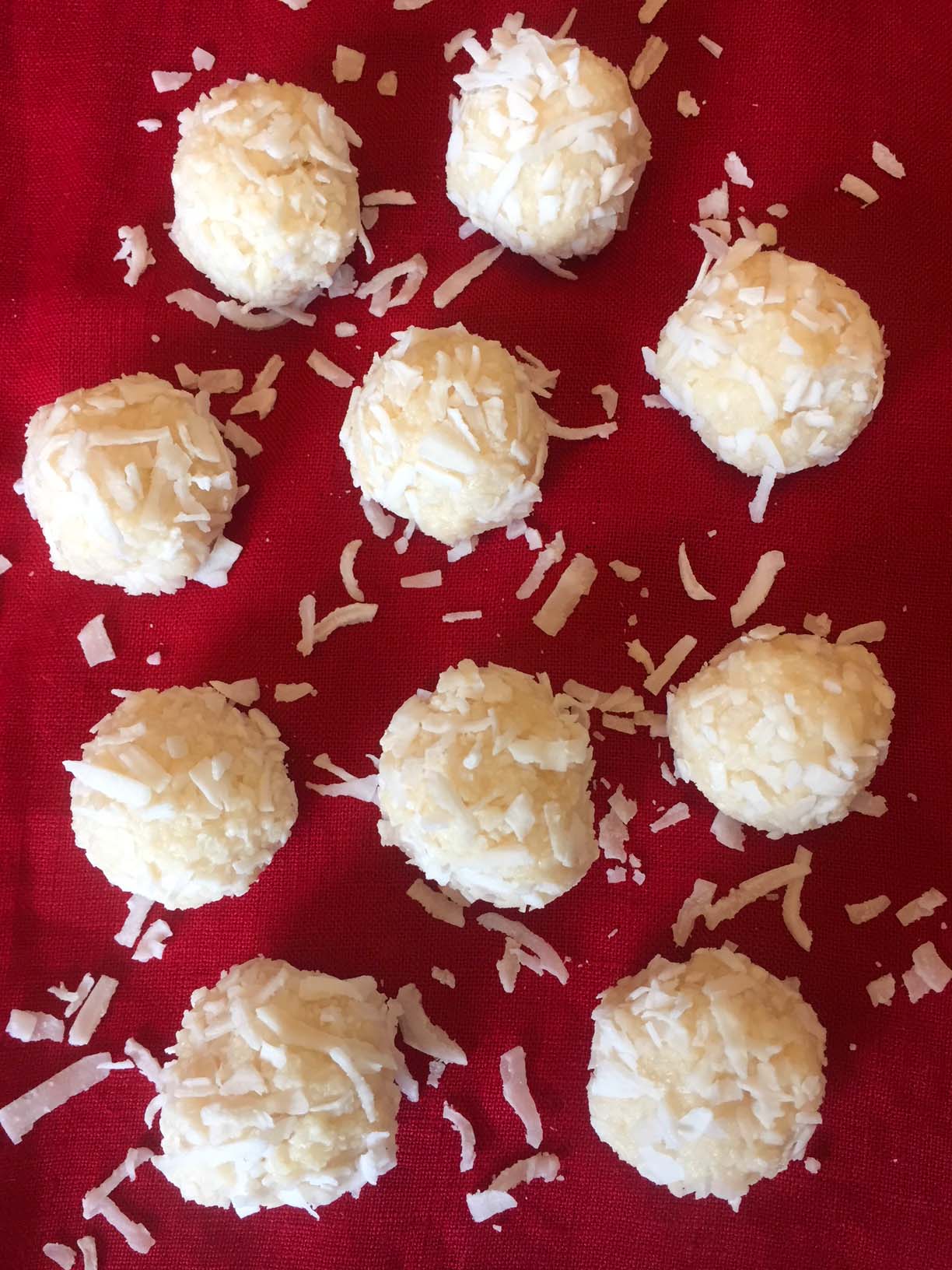 Coconut Balls Healthy No Bake Coconut Truffles Recipe Melanie Cooks 0038