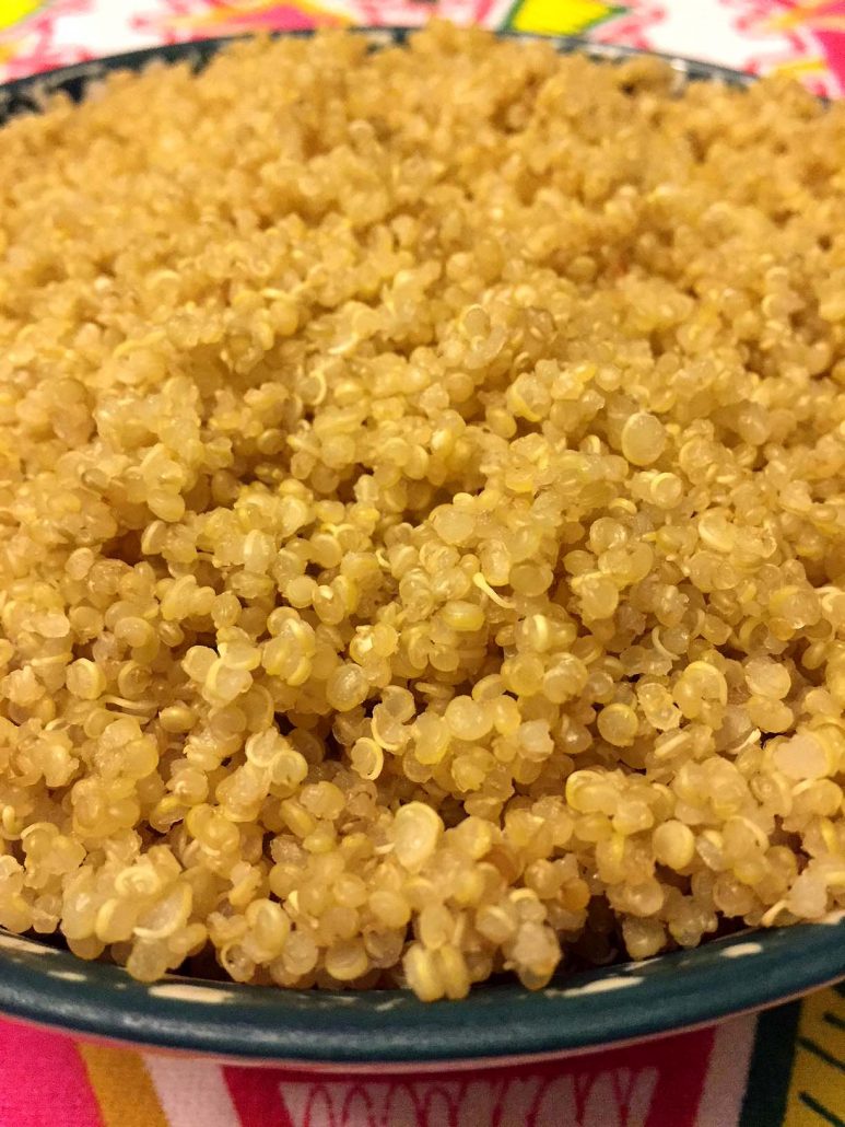 Easiest Fluffy Quinoa Recipe {Pressure Cooker}