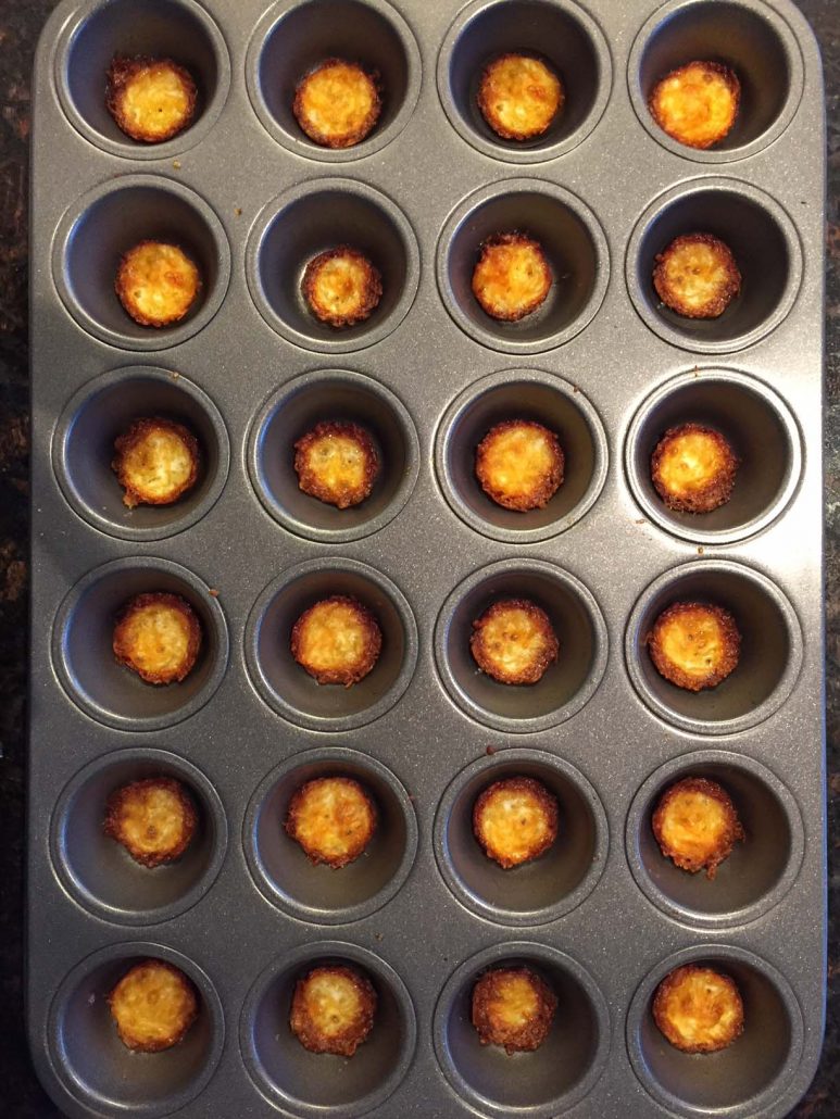 Keto Chips In Mini Muffin Tin