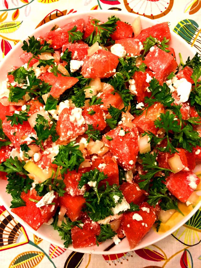 How To Make Watermelon Feta Salad