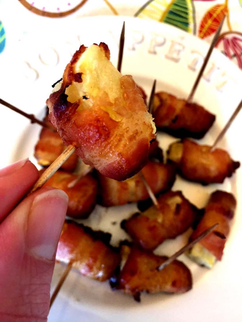 Bacon Wrapped Pineapple Appetizer Recipe