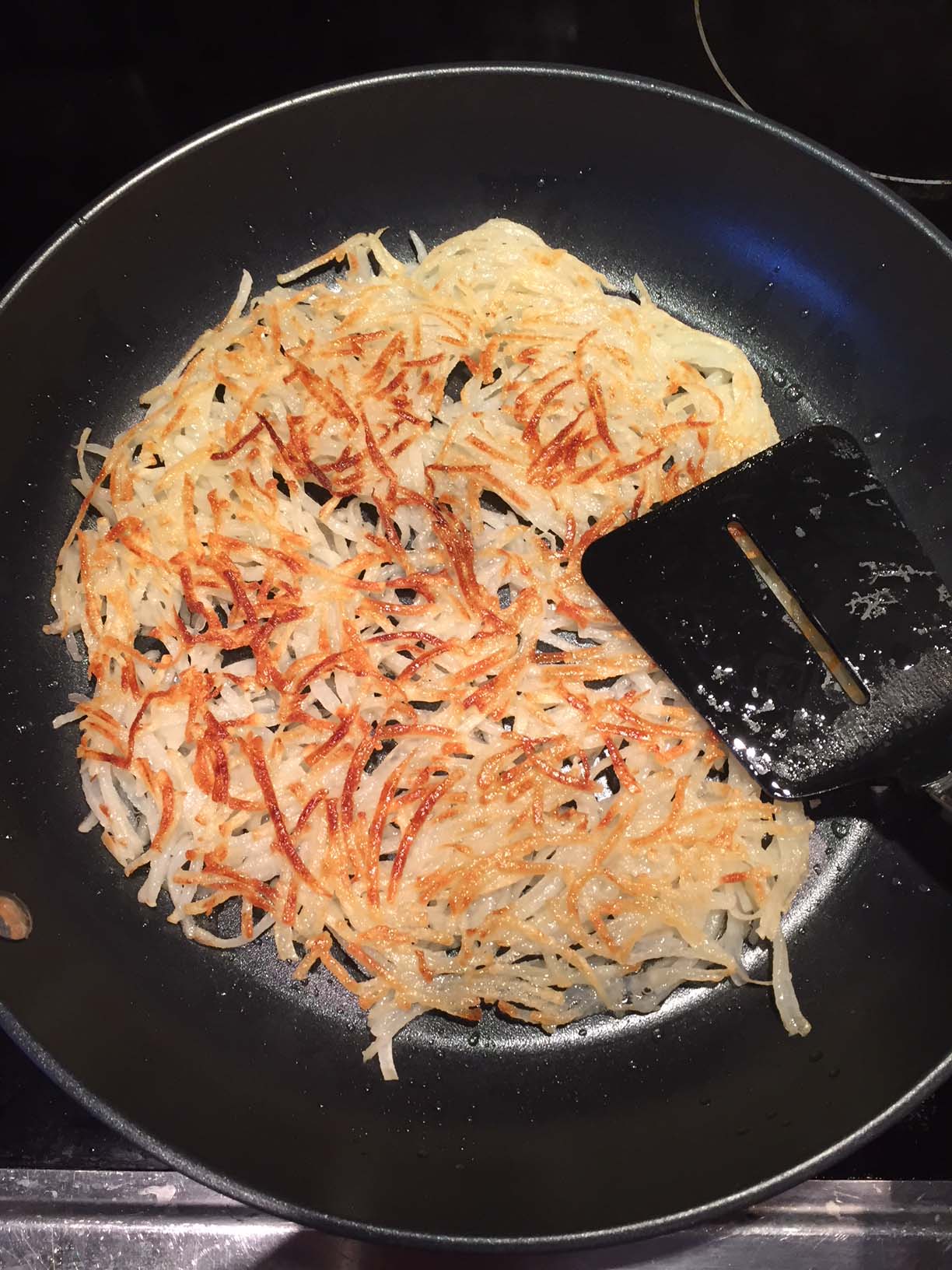 How To Make Hashbrowns From Scratch So Crispy Melanie Cooks   Hashbrowns Spatula 