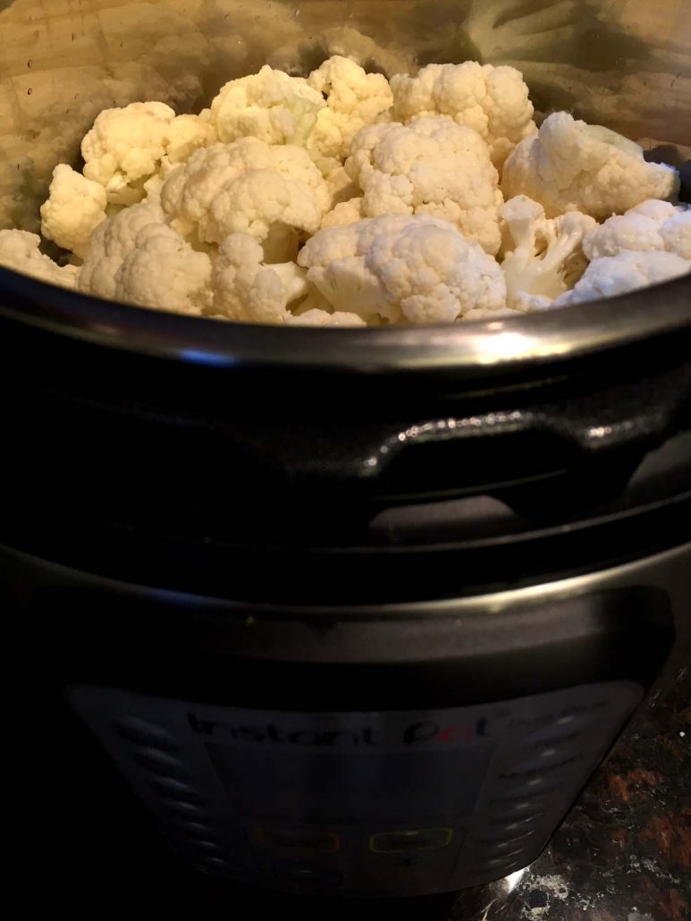 Steam cauliflower best sale instant pot