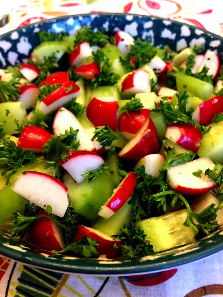 Cucumber Radish Salad Recipe – Melanie Cooks