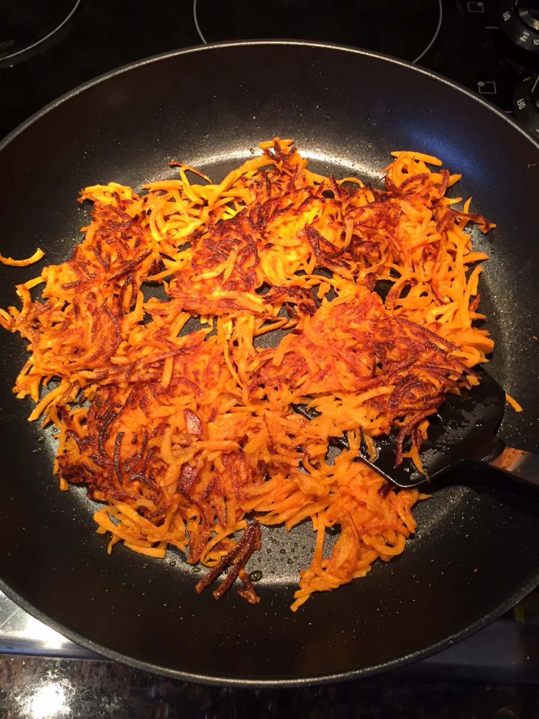 Sweet Potato Hash Browns - Easy Recipe with Shredded Sweet Potatoes