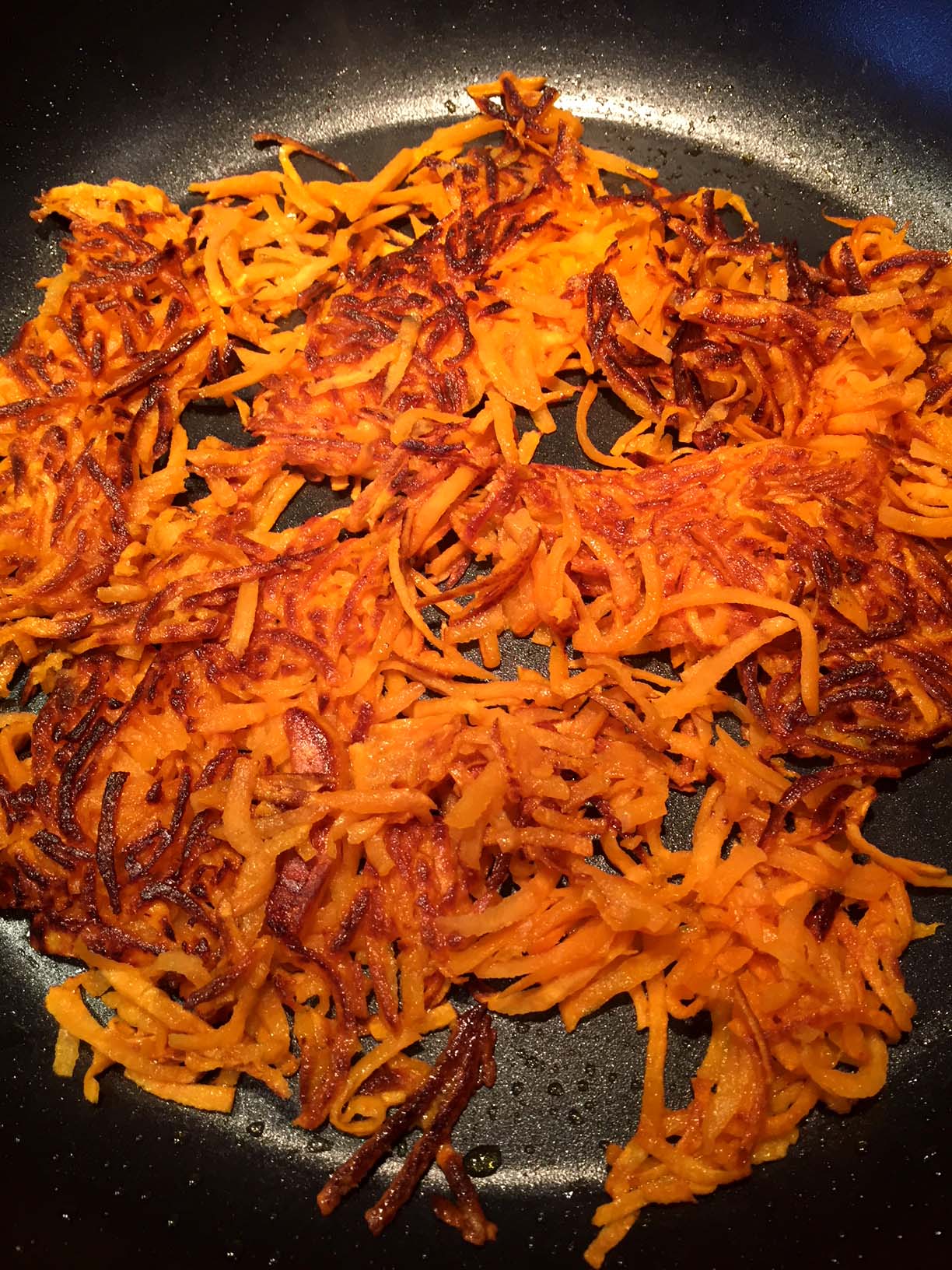 Easy Crispy Oven Shredded Sweet Potatoes {Recipe}