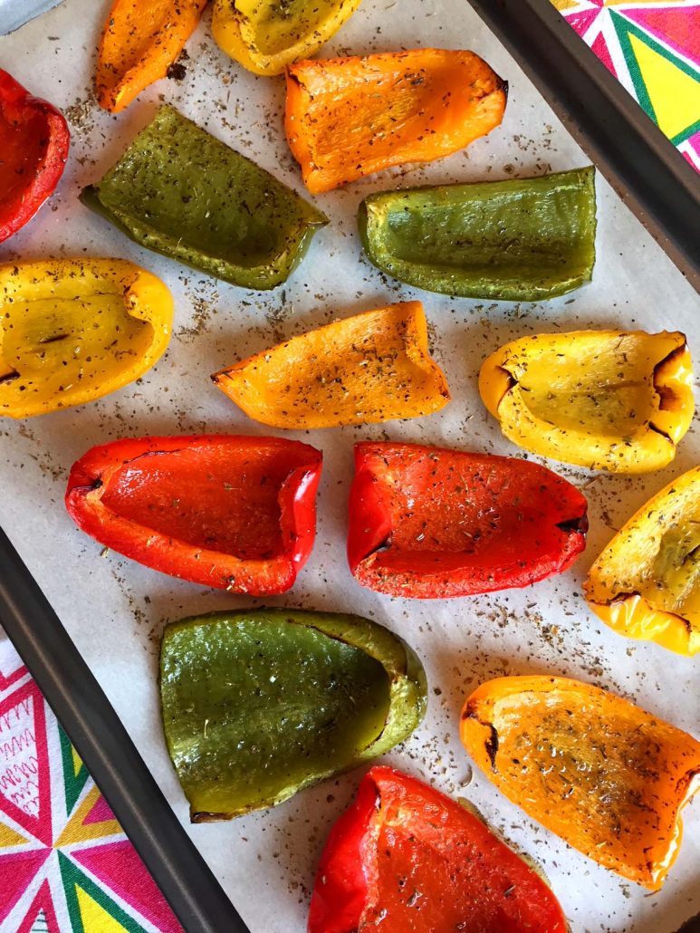 Oven Roasted Bell Peppers Recipe – Melanie Cooks