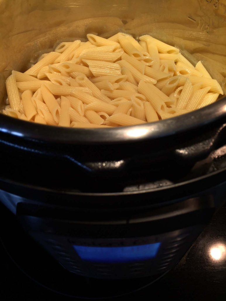 instant pot plain pasta