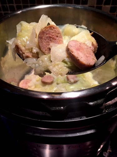 Instant Pot Cabbage And Sausage