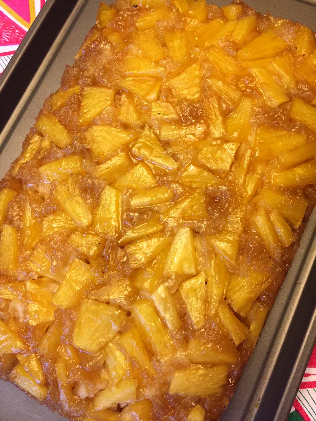 Skillet Pineapple Upside Down Cake - Cooking with Curls
