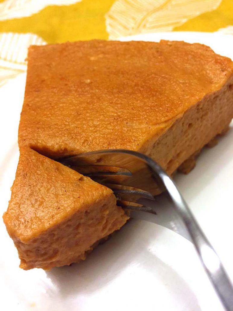 Instant Pot Pumpkin Cheesecake - Dessert for Two