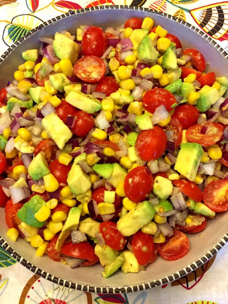 How To Make Corn Tomato Avocado Salad