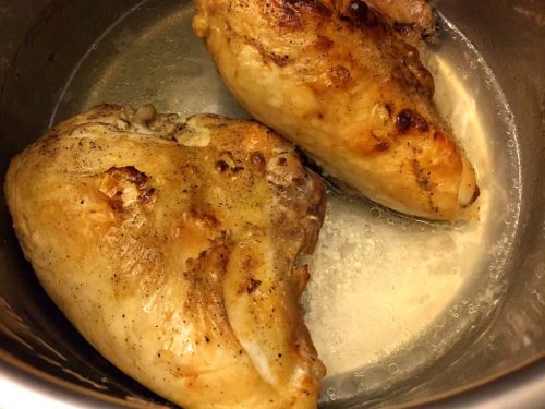 Bone in chicken breast recipes instant pot sale