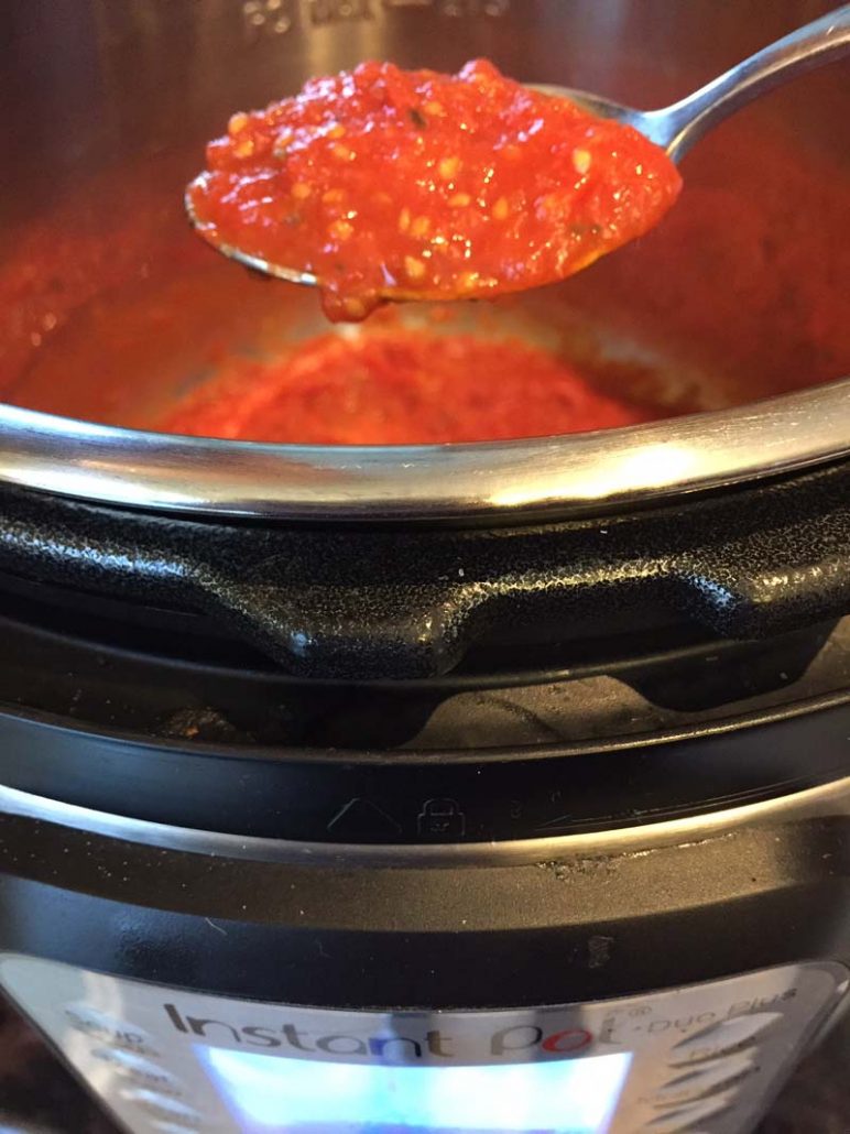 Instant Pot Cherry Tomato Sauce – Melanie Cooks