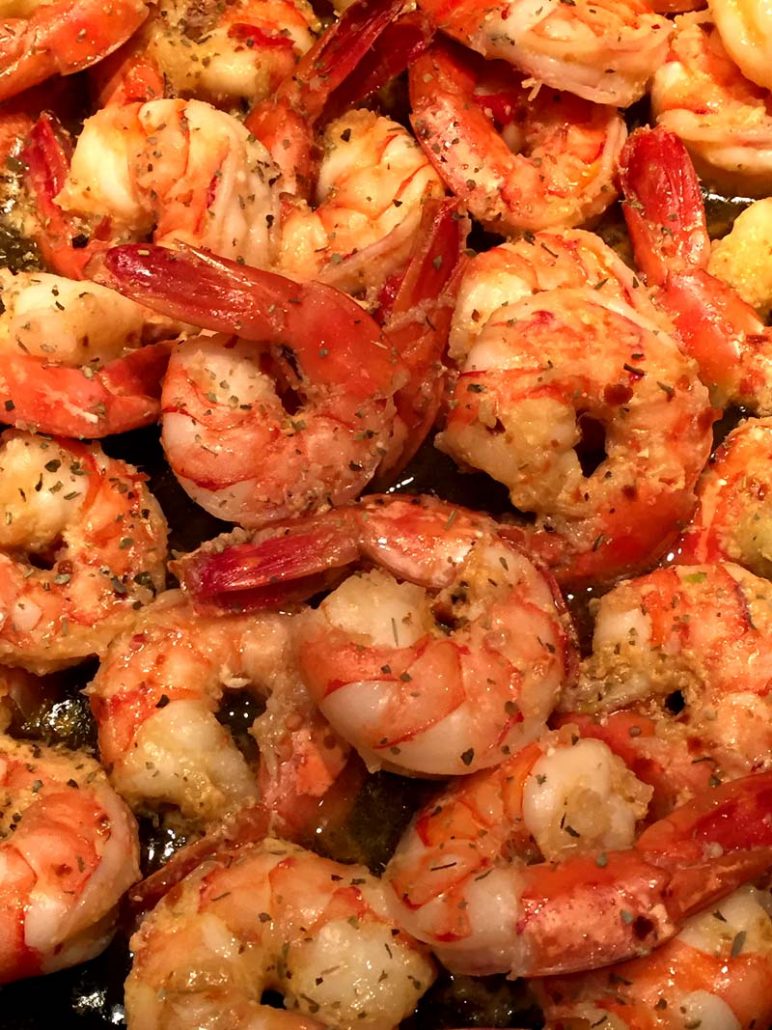 Spicy Garlic Shrimp With Olive Oil