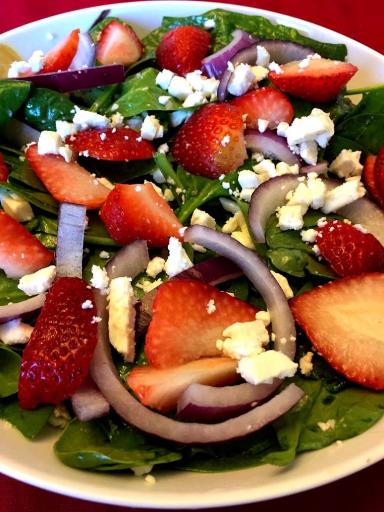 Best Spinach Strawberry Salad