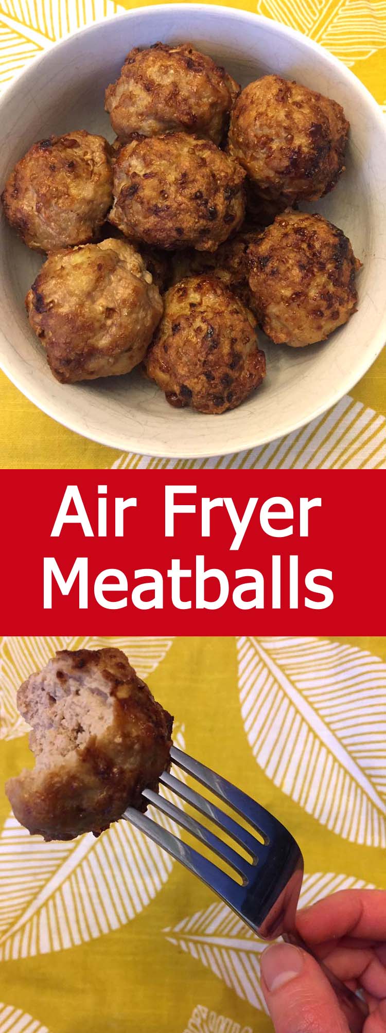 Air Fryer Meatballs Recipe – Melanie Cooks