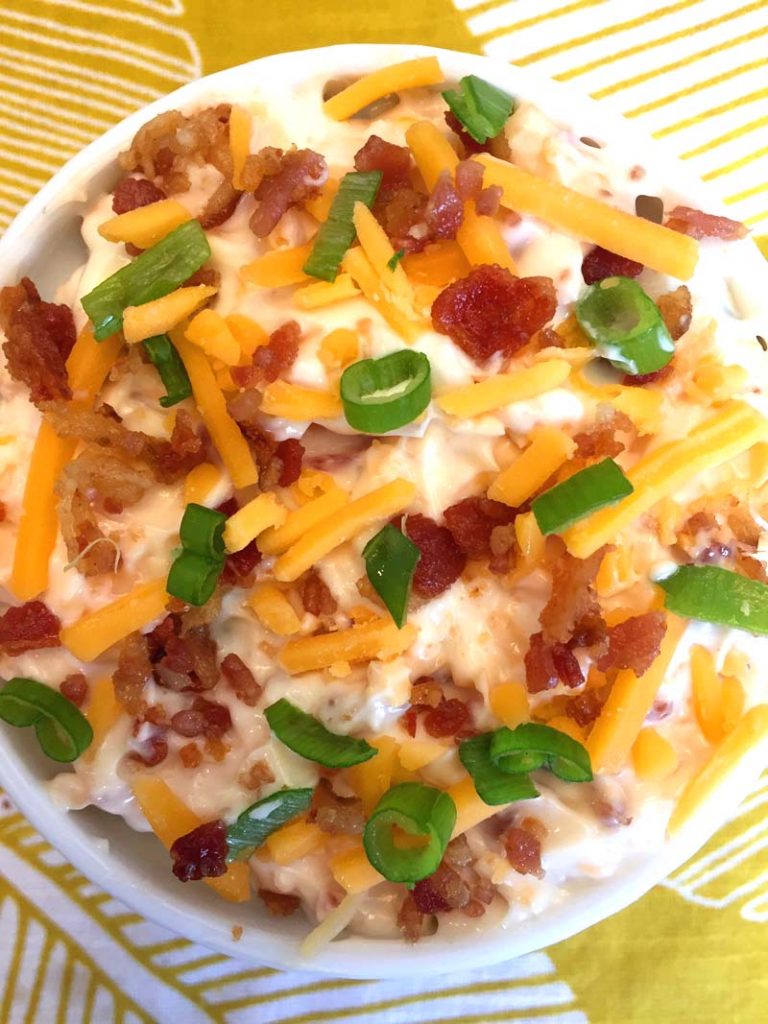 Keto Bacon Cheddar Dip Recipe – Melanie Cooks