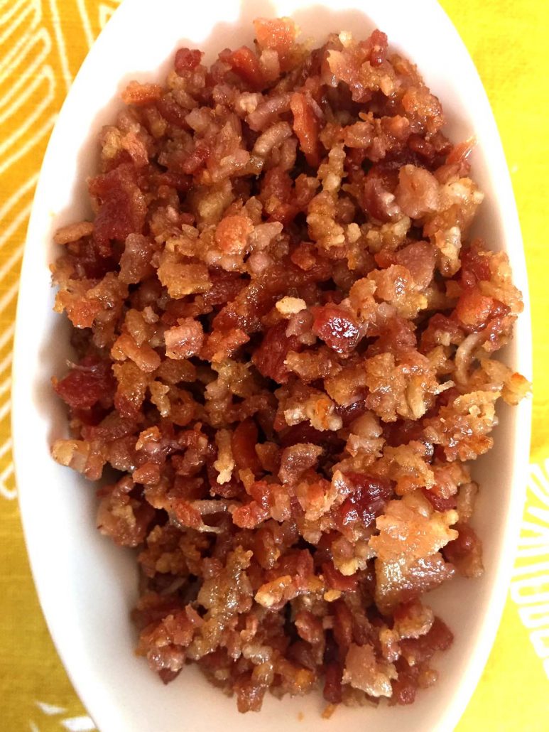 How To Make Bacon Bits (Bacon Crumbles) - The Dinner Bite