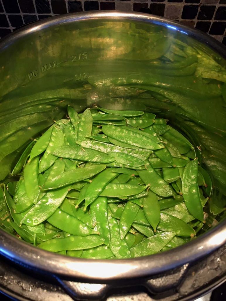 Instapot Snow Peas Recipe