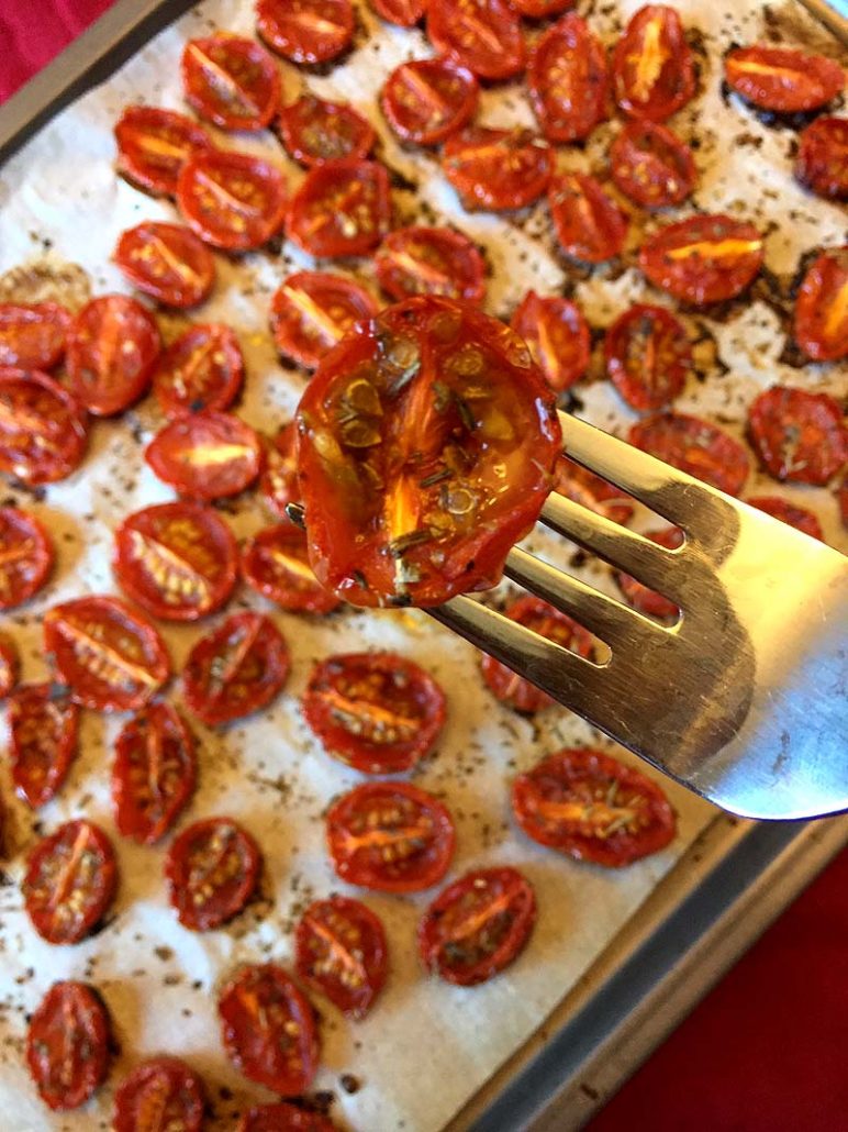How to make oven roasted cherry tomatoes