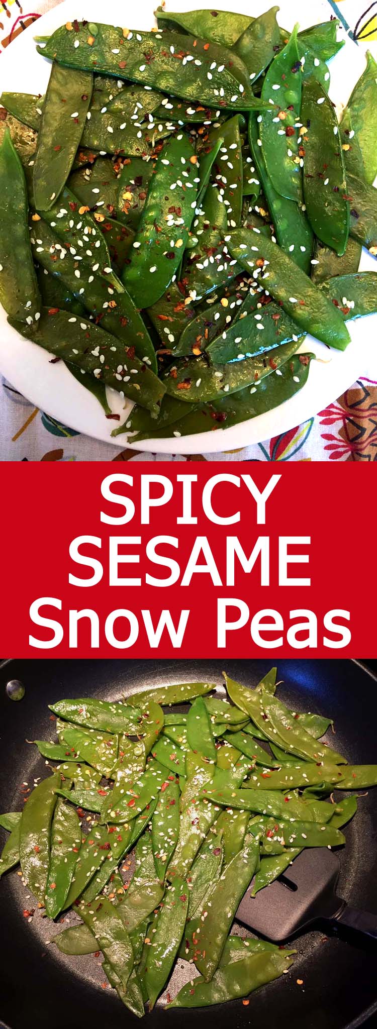 Sauteed Snow Peas With Garlic And Sesame – Melanie Cooks