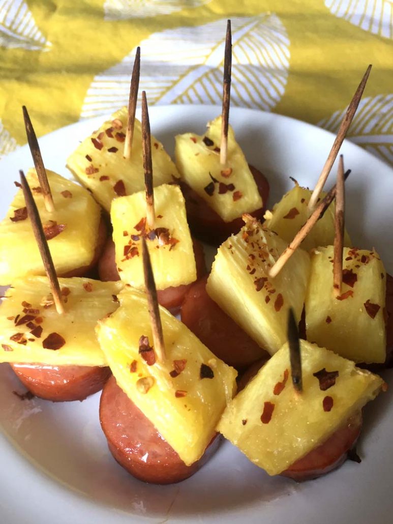 Kielbasa Pineapple Appetizer