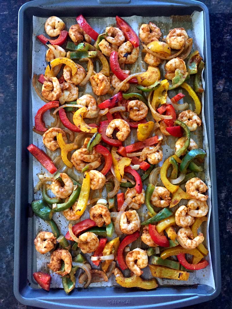 Keto Sheet Pan Shrimp Fajitas – Melanie Cooks