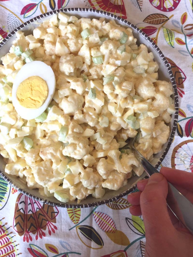 cauliflower potato salad