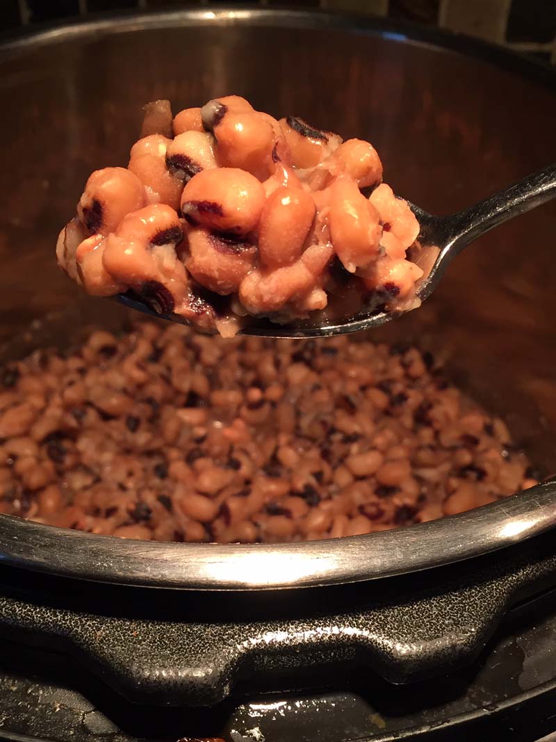 Instant Pot Black Eyed Peas