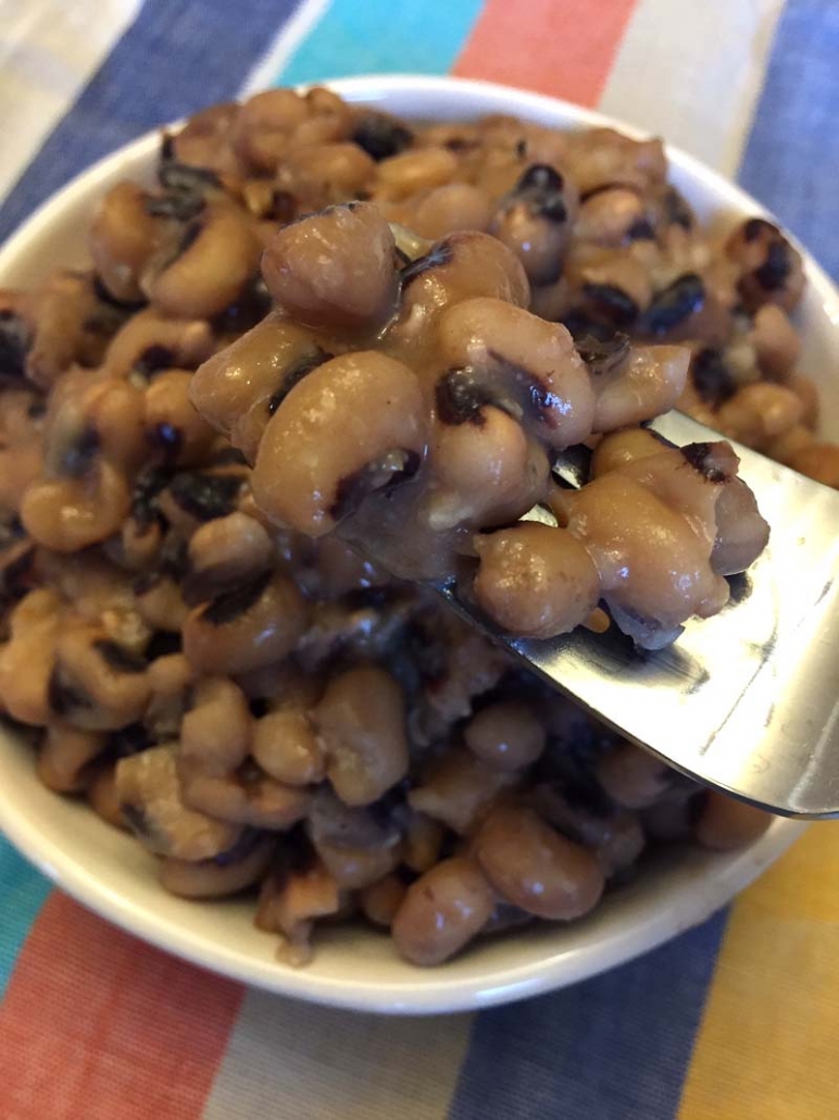 blackeye peas cooked from scratch in Instant Pot