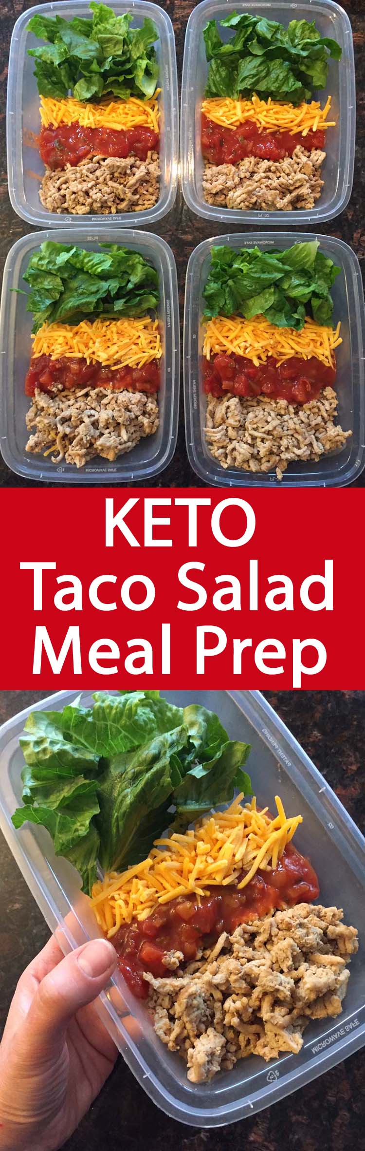 Keto Taco Salad Meal Prep Bowls – Melanie Cooks