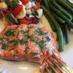 Tender Baked Salmon At Low Temperature