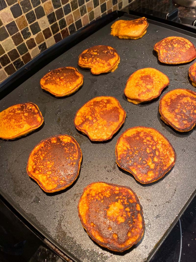 paleo sweet potato pancakes