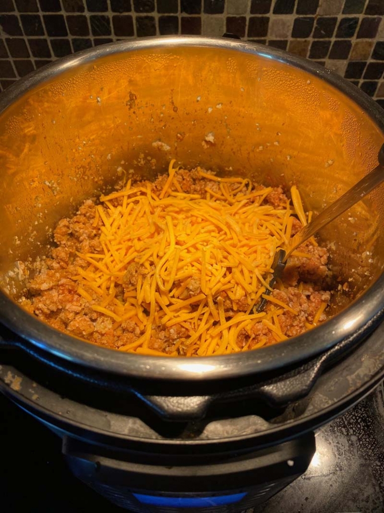 making filling for stuffed peppers