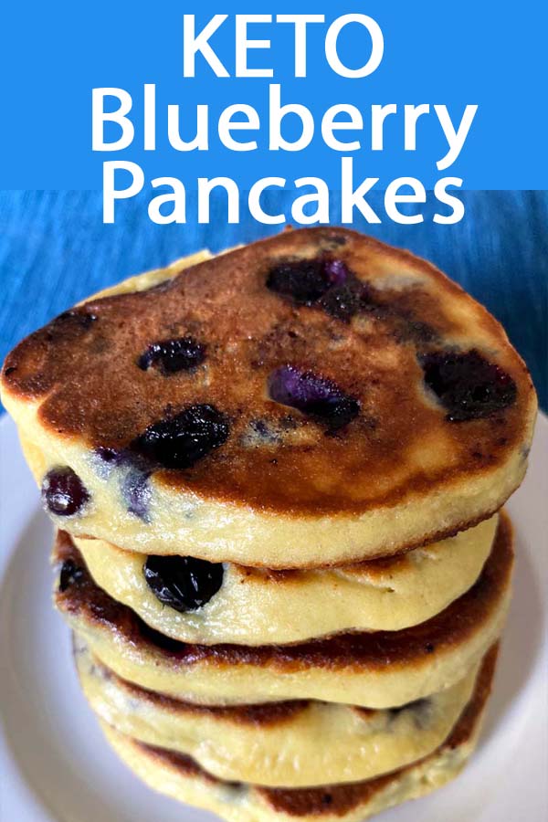 Keto Blueberry Pancakes – Melanie Cooks