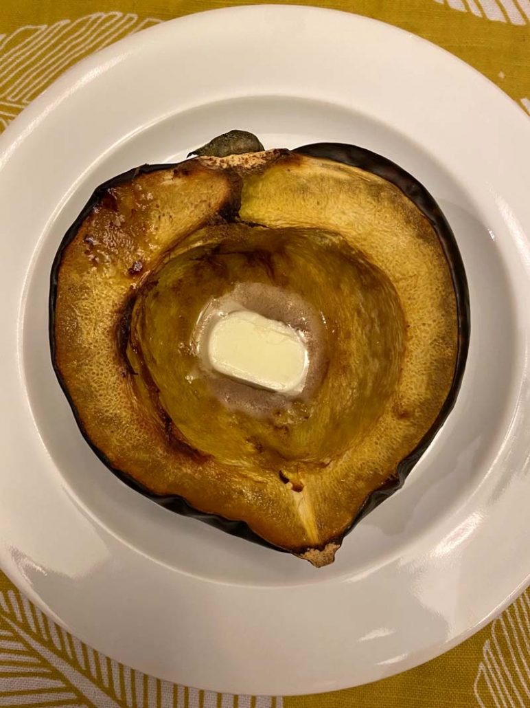 roasted acorn squash halves recipe