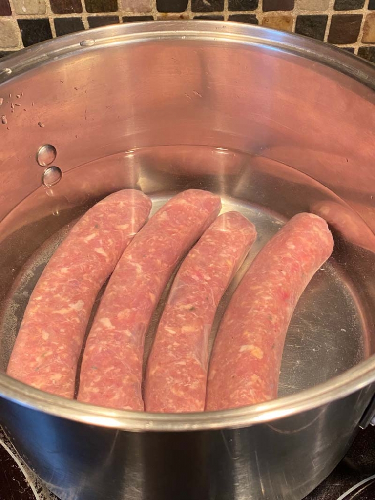 Boiled Italian Sausage