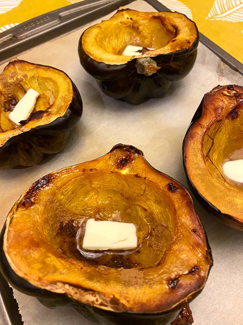 Oven Roasted Acorn Squash Halves Melanie Cooks