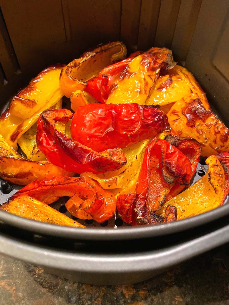 Air Fryer Roasted Bell Peppers – Melanie Cooks