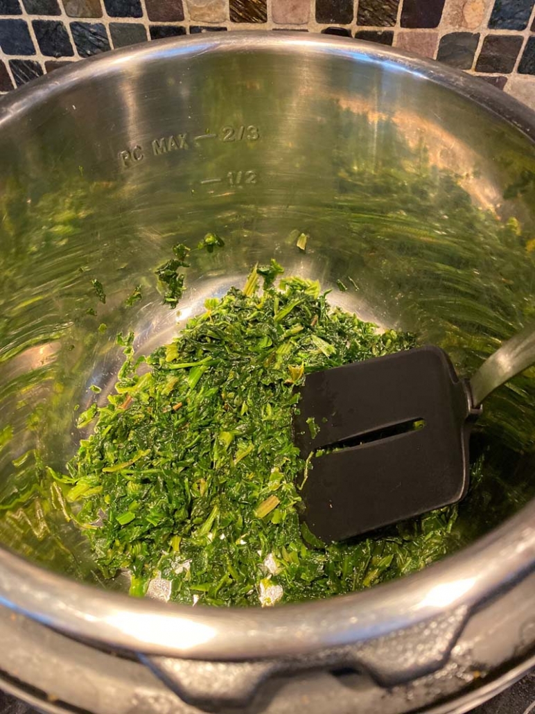 Instant pot best sale steamed spinach