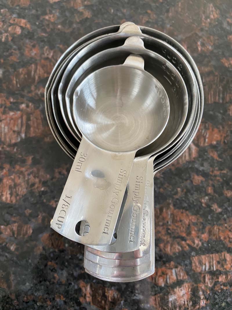 Simply Gourmet Stainless Steel Nesting Measuring Cups