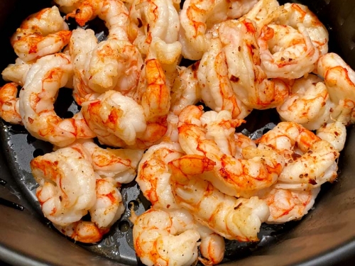 Air Fryer Frozen Shrimp - Running to the Kitchen®