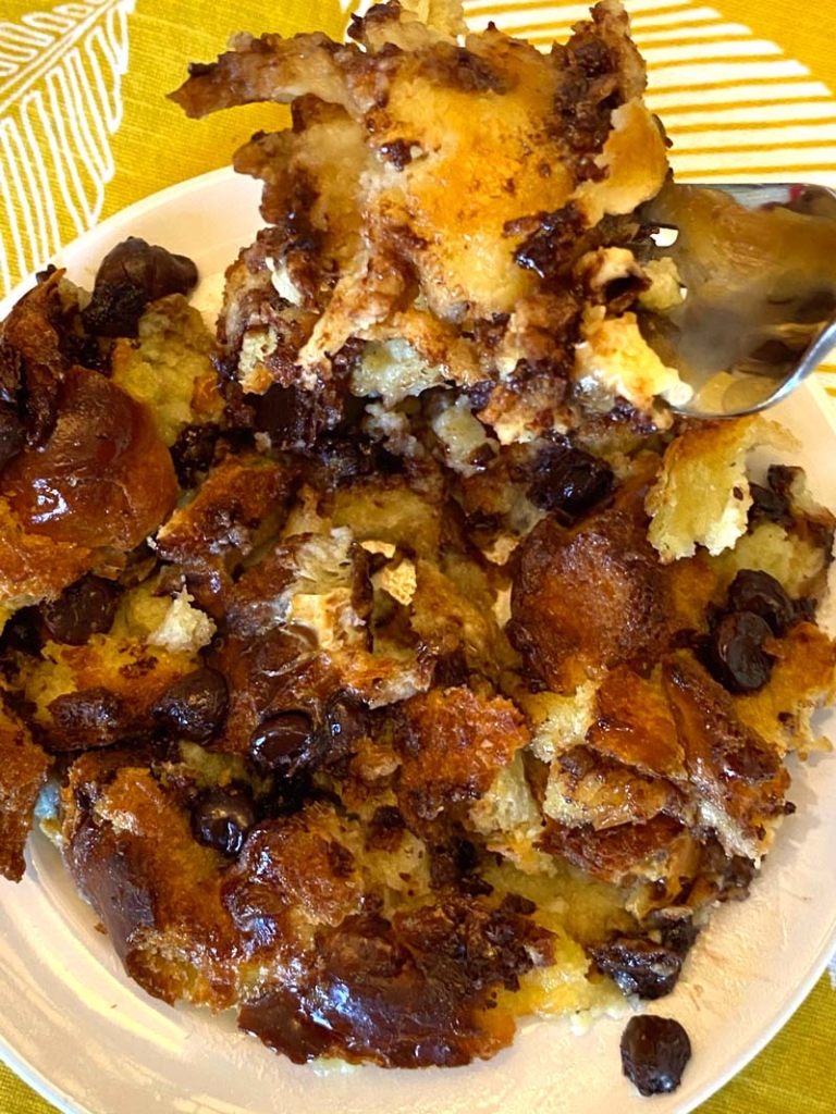 Air Fryer Bread Pudding – Melanie Cooks